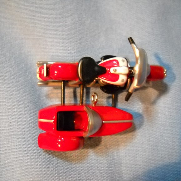 2000 Hallmark Mini Ornament Harley-Davidson - 1962 Duo Glide Motorcycle, #2 - Picture 3 of 9